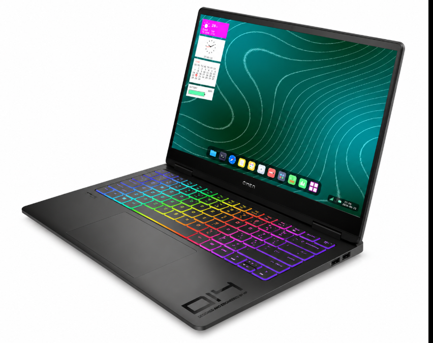 NoovexOS running on a laptop
